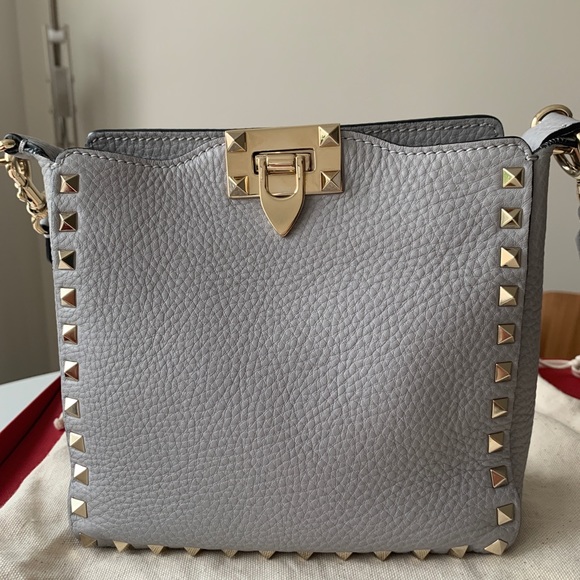 Valentino Garavani Rockstud Hobo leather crossbody - Picture 8 of 9